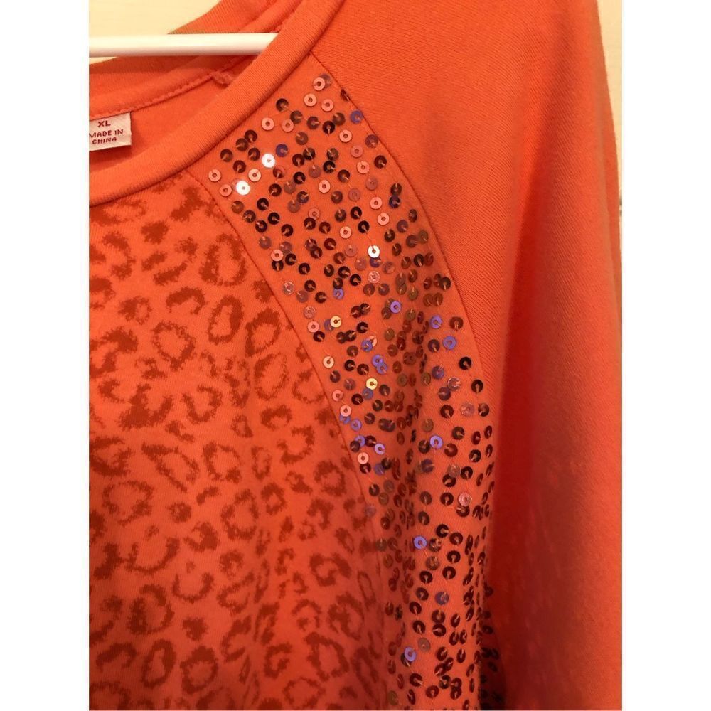 Quacker Factory Fall Sequined Top XL - Picture 4 of 9